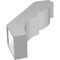 Ekena Millwork 5-in. W x 18-in. D x 24-in. H Valencia Architectural Grade PVC Knee Brace BRCP05X18X24VAL - alternate 4